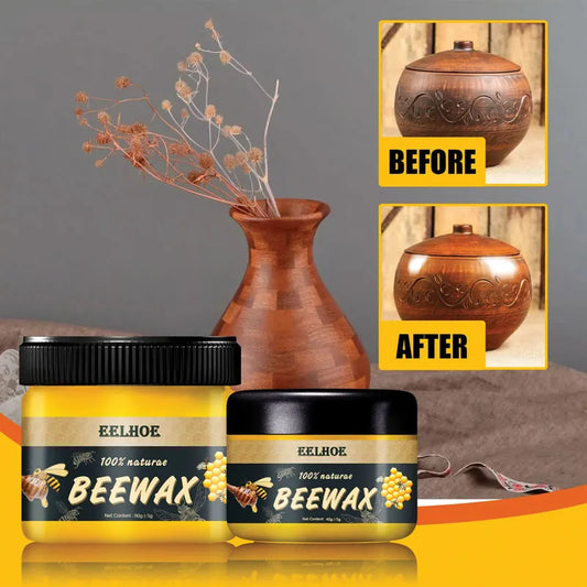 Beeswax Furniture Polish ,Wood Seasoning Beeswax | Natural Wood Wax Traditional Beeswax Polish for Wood & Furniture | Beeswax Wood Polish and Cleaner for Furniture