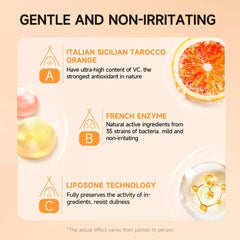 Orange Enzymes Exfoliating Brightening Gel LF16-35 | Gentle Face Scrub for Glowing Skin